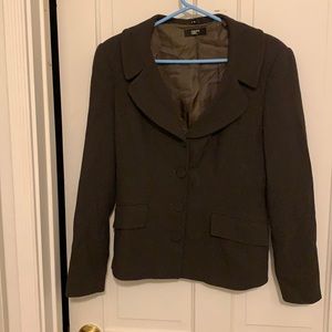 Philippe Aden dark brown blazer size 8
